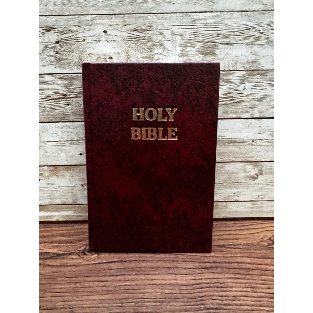 Holy Bible‎ NAB School & Church Edition Catholic Burgundy Red Gold
